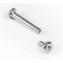 visserie roller POWERSLIDE Double Axle Steel, 6mm, L34mm, silver