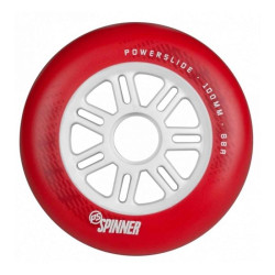 Roue roller en ligne POWERSLIDE Spinner 100mm/88a, matte red, Pcs.