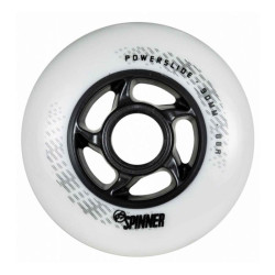 Roue roller en ligne POWERSLIDE Spinner 90mm/88a, matte white, Pcs.