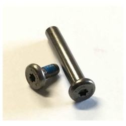 Axe roller en ligne POWERSLIDE Double Axle fit. XC Trail I+II Frame, 8mm,L47mm,M6, Torx, black