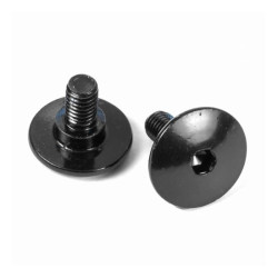 Visserie roller en ligne POWERSLIDE Cuff Screw Set fit Swell,Grave,Kaze, 2-Pack black