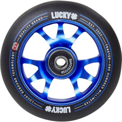 Roue Trottinette Freestyle Lucky Toaster 100mm Noir/Bleu 100mm