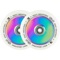 Pack de 2 Roues Trottinette Freestyle Root Air Blanc Neochrome 110mm
