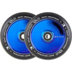 Root Air Noir Roues Trottinette Pack de 2 Blue Ray 110mm