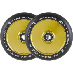 Root Air Noir Roues Trottinette Pack de 2 Gold Rush 110mm