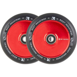 Root Air Noir Roues Trottinette Pack de 2 Rouge 110mm