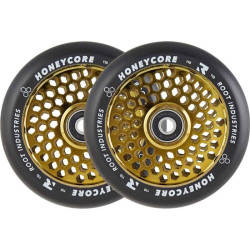 Root Honeycore Noir 110mm Roue Trottinette Freestyle Pack de 2 Or 110mm