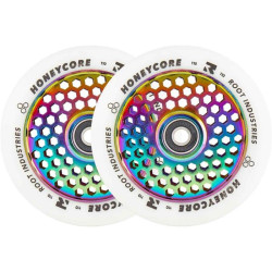 Root Honeycore Blanc 110mm Roue Trottinette Freestyle Pack de 2 Neochrome 110mm