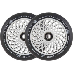 Root Industries Lotus Wide Roues Trottinette Freestyle 2-Pack Raw 120mm
