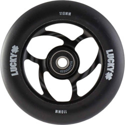 Lucky Torsion Roue Trottinette Freestyle Noir 110mm