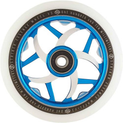 Striker Essence V3 Blanc Roue Trottinette Freestyle Bleu 110mm