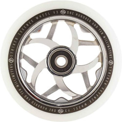 Striker Essence V3 Blanc Roue Trottinette Freestyle Chrome 110mm