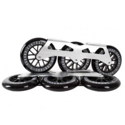 Platine roller GC TriFrame V2 125mm 85A Complete Setup Argent