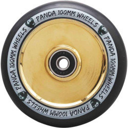 Panda Balloon Fullcore Roue Trottinette Freestyle Gold Chrome 100mm