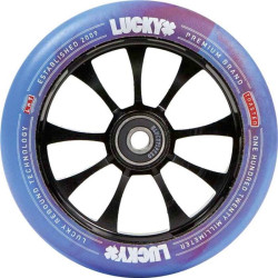 Lucky Toaster 120mm Roues Trottinette Red/Blue Swirl 120mm