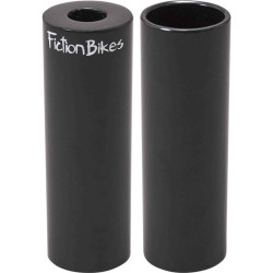 Fiction Acier Pegs BMX Freestyle Pack de 2 Noir