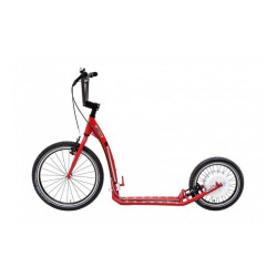 Foldable e-footbike KOSTKA e-HILL MAX FOLD (E1) - Red