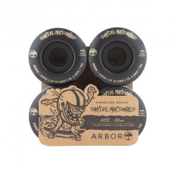Roues skate ARBOR Vice Daniel MacDonald 78a Black 69mm