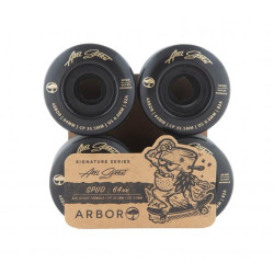 Roues skate ARBOR Spud Axel Serrat 82a Black 64mm