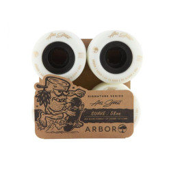 Roues skate ARBOR Suave Axel Serrat 80a White 58mm