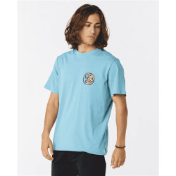 Teeshirt RIPCURL Old Logo Ss Tee Dusty Blue M
