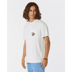 Teeshirt RIPCURL Shaper Embroidery Ss Tee Bone M