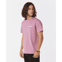 Teeshirt RIPCURL Down The Line Sstee Mauve M