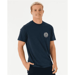 Teeshirt RIPCURL Stapler Tee Dark Navy M