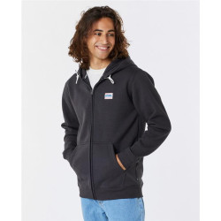 Sweat RIPCURL Horizion Zip Thru Hood Washed Black 2XL