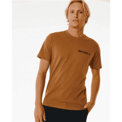 Teeshirt RIPCURL Brand Icon Tee Gold M