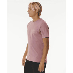 Teeshirt RIPCURL Marking Tee Mauve M