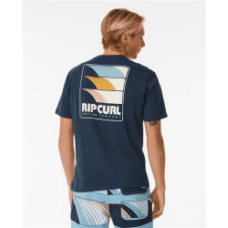 Teeshirt RIPCURL Surf Revival Line Up Tee Dark Navy XL