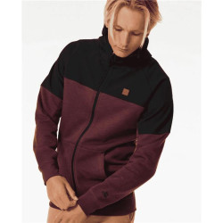 Sweat RIPCURL Anti Series Viral Zip Thru Maroon S