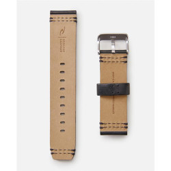 Bracelet montre RIPCURL Leather 22Mm Band Black
