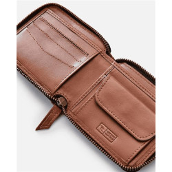 Portefeuille RIPCURL Searchers Rfid Zip Slim Brown