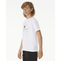 Teeshirt junior RIPCURL Cali Bear Tee -Boy White 12