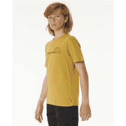 Teeshirt junior RIPCURL Search Trip Tee-Boy Mustard 12