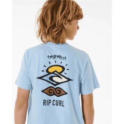 Teeshirt junior RIPCURL Search Icon Tee -Boy Cool Blue 12