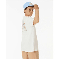 Teeshirt junior RIPCURL Pure Surf Searching Tee -Boy Bone 8