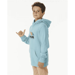 Sweat junior RIPCURL Hey Mama Print Hood -Boy Dusty Blue 12