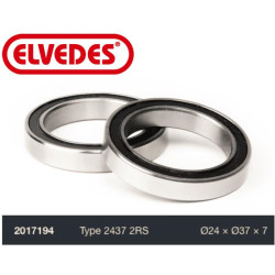 ELVEDES Roulement Type 2437 2RS diamètre 24 x diamètre 37 x 7