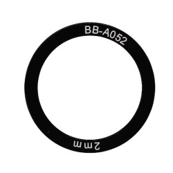 ELVEDES 6x Spacer aluminium de boitier de pédalier 38x30x2mm