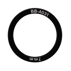 ELVEDES 3x Spacer aluminium de boitier de pédalier 38x30x7mm