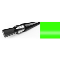 ELVEDES 10m Gaine de frein Neon Green avec liner diamètre 5,0mm