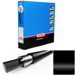 ELVEDES 30m Gaine de frein Black avec liner diamètre 5,0mm