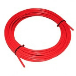 ELVEDES 10m Gaine de frein Red avec liner diamètre 5,0mm