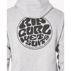 Sweat RIPCURL Wetsuit Icon Hood Grey Marle 2XL