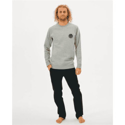 Sweat RIPCURL Wetsuit Icon Crew Grey Marle 2XL
