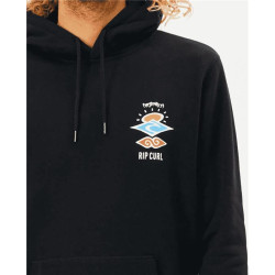 Sweat RIPCURL Search Icon Hood Black 2XL