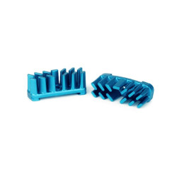 ELVEDES 1 paire de radiateurs aluminium pour plaquettes de frein AEROSTREAM Blue